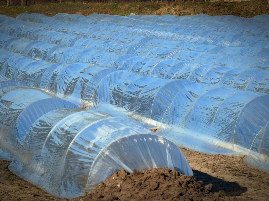 bâche pour serre de jardin